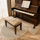Axyaa Piano Insulation Mat Set Solid Color Irregular Creative Rug Easy Care Rugs