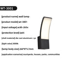 Axyaa Outdoor LED Wall Lamp - Modern Design, Waterproof, IP65 for Garden & Patio