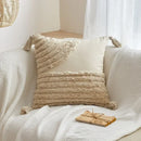 Axyaa Bohemian Tufted Tassel Throw Pillow Covers - Modern Home Decor