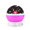 Axyaa Starry Night Light Projector 360° Rotation 12 Color Changing LED USB Lamp