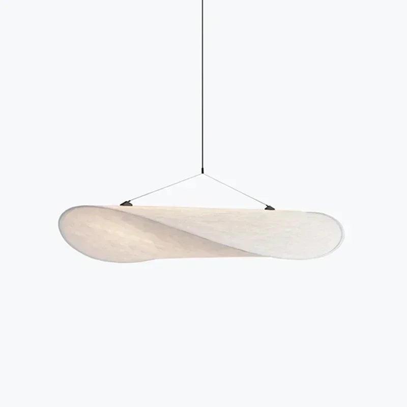 Axyaa Silk Pendant Chandelier: Modern Dining Room Hanging Light Fixtures