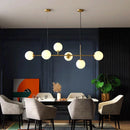 Axyaa Modern LED Chandelier Pendant Light for Dining Room and Living Room