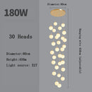 Axyaa Modern LED Stairs Chandelier for Dining Room Living Room Decor Lighting