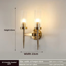 Axyaa Nordic Glass Wall Sconce - Modern Stylish Lighting for Living Room Bedside Hallway