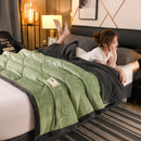 Axyaa Plush Triple-Layered Warm Blanket for Autumn/Winter