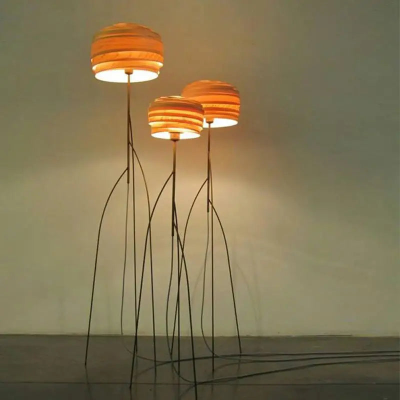 Axyaa Wabi Sabi LED Floor Lamp for Home Decor and Ambient Lighting
