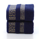 Axyaa White Cotton Hotel Towels Set - Quick-Dry Soft Bath Towels