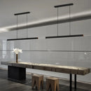 Axyaa Nordic LED Pendant Light for Dining Room Kitchen Bar - Dimmable Strip Chandelier
