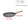 Axyaa 3-Layer Non-Stick Frying Pan for Eggs, Steak, Pancakes - Versatile Kitchen Cookware
