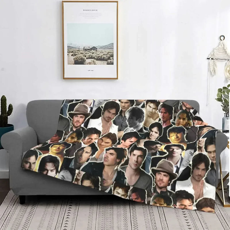 Axyaa Sagittarius Blanket Coral Fleece Plush Throw TVD Vampires Bedding