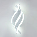 Axyaa Curved Spiral LED Wall Lamp for Bedroom Corridor Living Room Lighting