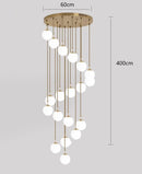Axyaa Modern Pendant Light Chandelier LED Ceiling Lamp for Indoor Dining Room