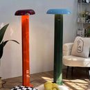 Axyaa Green Orange Table Lamp: Designer Luxury Desk Light for Bedside Decoration