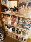 Axyaa Cotton Dolls Display Box: Plush Toy Showcase & Storage Organizer
