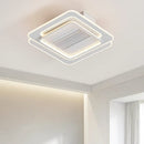 Axyaa Bladeless Fan Lamp: Intelligent Modern Ceiling Fan for Bedroom & Living Room