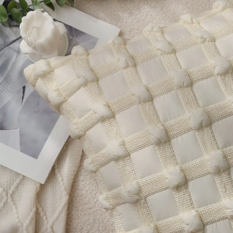 Axyaa Nordic Style Soft Square Cushion Cover for Home Decor - Creative Design