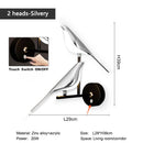 Axyaa 350° Rotatable LED Wall Lights with Touch Switch ON/OFF
