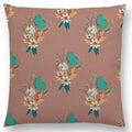 Axyaa Botanical Floral & Butterfly Cushion Cover - Home Decor Sofa Pillow Case