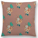 Axyaa Botanical Floral & Butterfly Cushion Cover - Home Decor Sofa Pillow Case