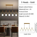 Axyaa Magic Bean Restaurant Pendant Lamp Nordic LED Lights