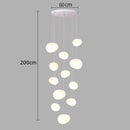 Axyaa LED Pendant Light Chandeliers for Living Room Staircase Indoor Lighting