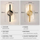 Axyaa Nordic LED Wall Lights: Modern Luxury for Home Interior Decoration