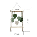 Axyaa Boho Macrame Wall Hanging Shelf Wood Decor for Bedroom Living Room
