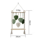 Axyaa Boho Macrame Wall Hanging Shelf Wood Decor for Bedroom Living Room