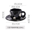 Axyaa Pumpkin Ceramic Coffee Cup, Halloween Decorative Mug, 350ml