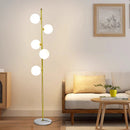 Axyaa Balloon Glass Floor Lamp 5-head, Modern Minimalist Design for Living Room Bedroom