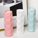 Axyaa Nordic Plastic Vase Small Flower Pot Modern Home Decor Ornaments