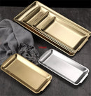 Axya Stainless Steel Food Storage Trays - Multipurpose Kitchen Plate