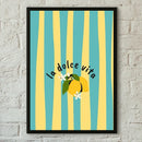 Axyaa Lemon Canvas Poster for Modern Home, Bar, Cafe Decor