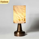 Axyaa Marble LED Desk Lamp: Minimalist Modern Nordic Design for Bedroom and Living Room