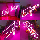 Axyaa LED Neon Sign Indoor Wall Lights Party Decoration Warm White