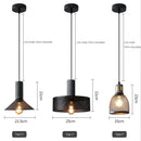 Axyaa Loft Cement Pendant Lamps - Vintage Industrial Chandeliers Lights