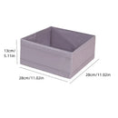 Axyaa Underwear Drawer Organizer Box for Wardrobe Clothes, Bras, Socks, Pants & More