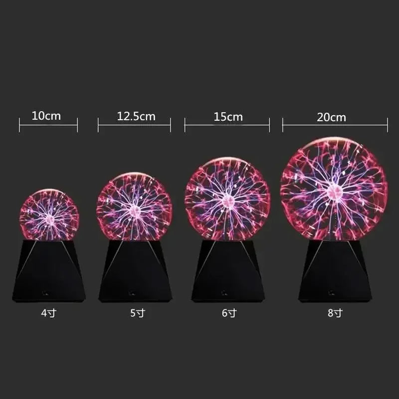 Axya Sound Control Plasma Ball Lamp LED Night Light