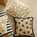 Axyaa Vintage Floral Cushion Cover with Tassels