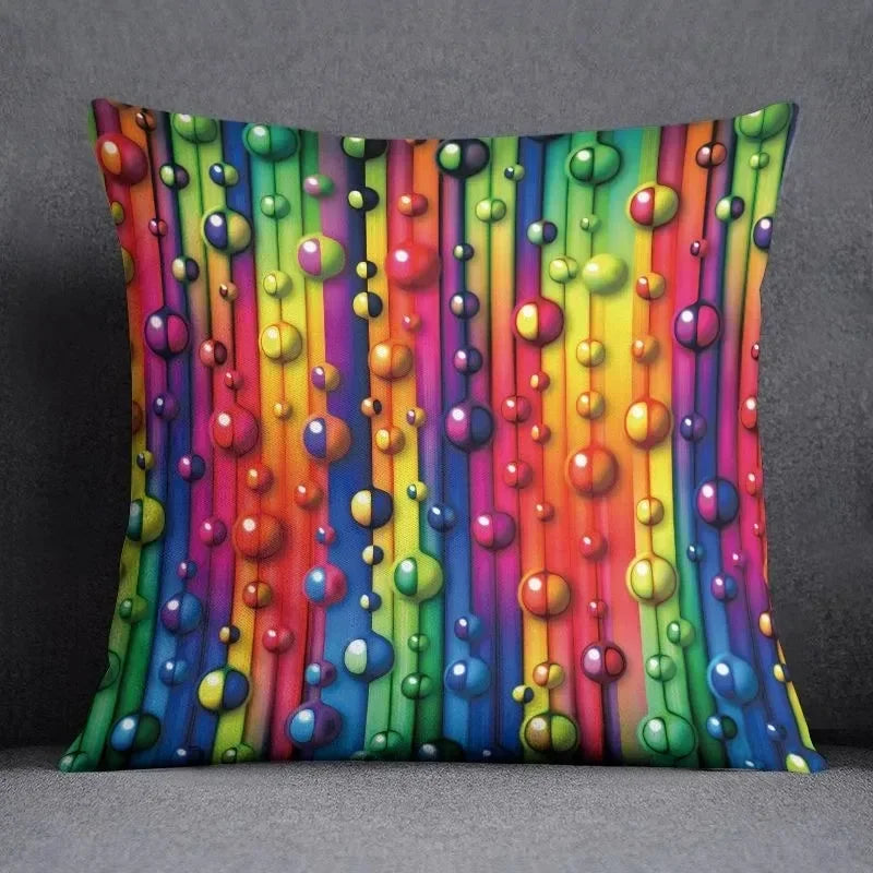Axyaa Abstract Pillowcase: Sofa Cushion Cover for Living Room & Bedroom