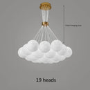 Axyaa Nordic Cream Moonlight Pendant Lamp for Living Room, Bedroom, Children's Room, Dining Room