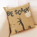 Axyaa Halloween Pillow Cover in European Linen for Spooky Fun