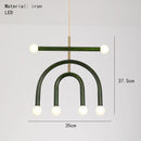 Axyaa Rainbow Chandelier LED Pendant Lamp Modern Nordic U-shaped Design