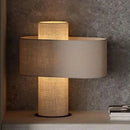 Axyaa Linen LED Table Lamp Home Decoration Warm Atmosphere Light