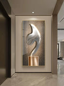 Axyaa Abstract LED Wall Lamp Modern Creative Decor for Bedroom, Study, Living & Dining Room