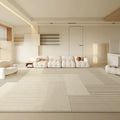 Axyaa Plush Modern Style Fluffy Soft Rug for Living Room Bedroom Study Area