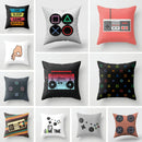 Axyaa Vintage Video Game Cushion Covers for Sofa, Bed, Seat - Gaming Fan Pillows