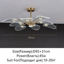 Axyaa Lotus Leaf Design LED Ceiling Light for Home Decor and Lighting Fixtures
