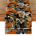 Geometric Lines Table Runner for Home Decor by Axyaa