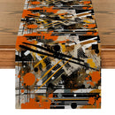 Geometric Lines Table Runner for Home Decor by Axyaa